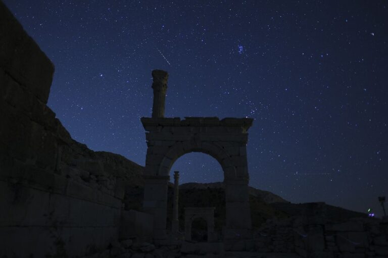 Spectacular meteor shower observed at Sagalassos Faculty of